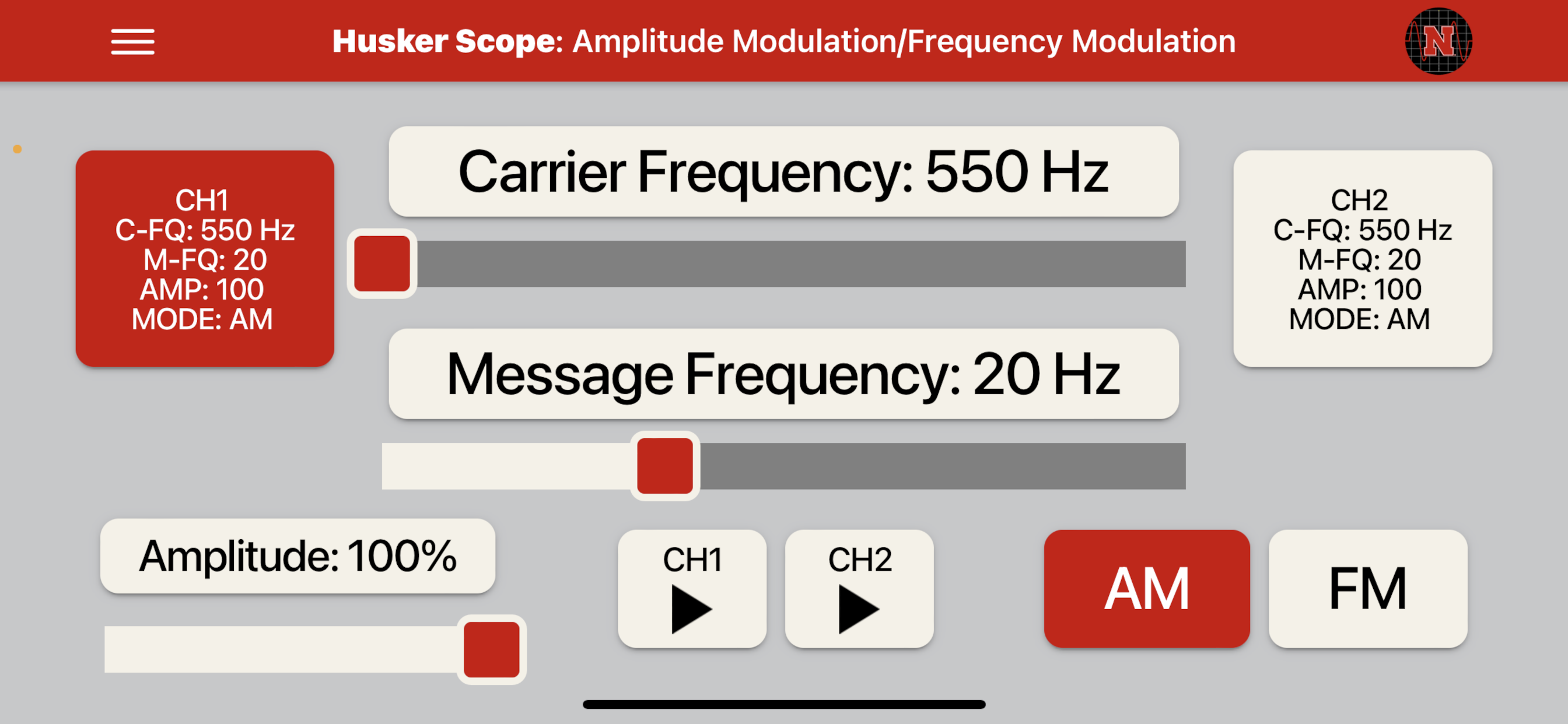 AM/FM Modulator Layout